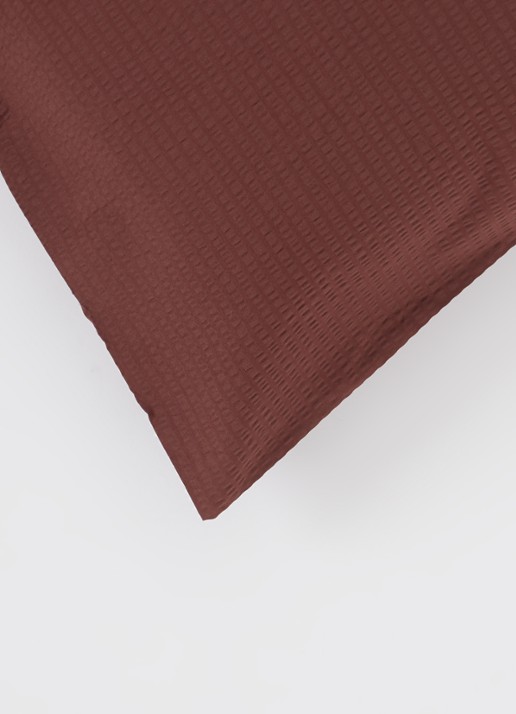 Crisp Sheets Americano kussensloop van katoen in 2-pack - detail roodbruin