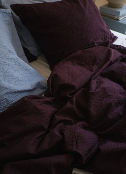Crisp Sheets Crisp dekbedovertrek van katoen 154TC - inclusief kussensloop - detail 3 paars