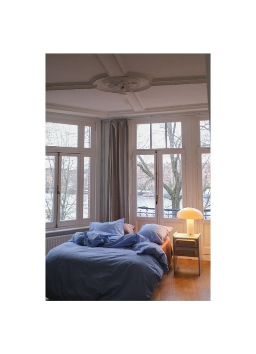 Crisp Sheets Crisp dekbedovertrekset van katoen 154TC - inclusief kussensloop - detail 4 lichtblauw
