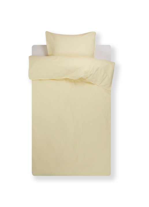 Crisp Sheets CRISP dekbedovertrekset van katoen - inclusief kussenslopen - voorkant 6 lichtgeel