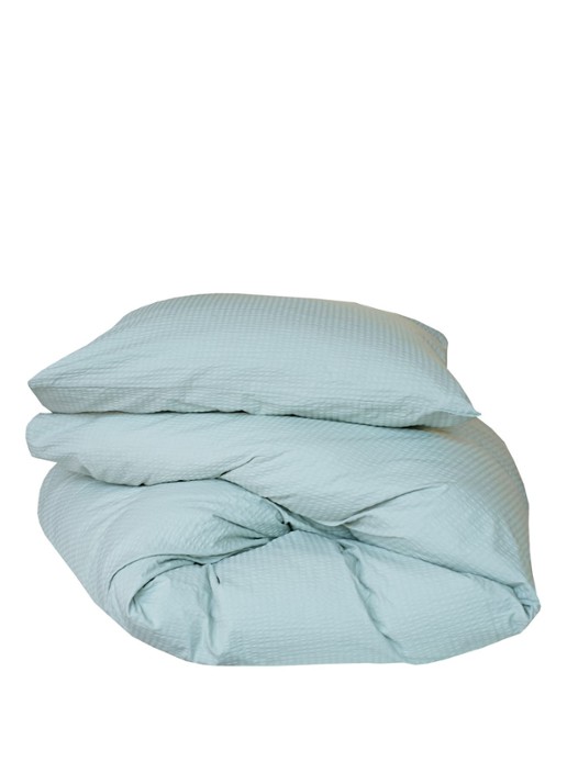 Crisp Sheets CRISP dekbedovertrekset van katoen - inclusief kussenslopen - voorkant mint