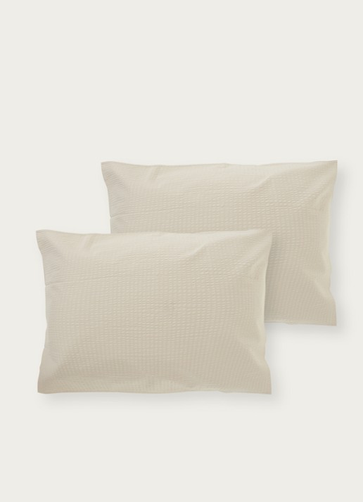 Crisp Sheets CRISP kussensloop van katoen in 2-pack - detail 2 zand