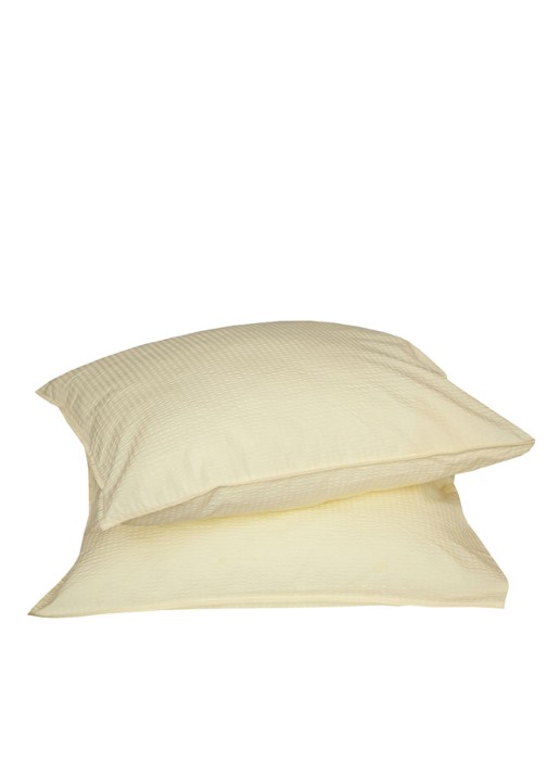 Crisp Sheets CRISP kussensloop van katoen in 2-pack - detail 3 lichtgeel