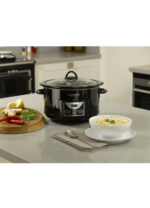Crock-Pot Crock-Pot slowcooker 4,7 liter CR507 - voorkant 3 zwart