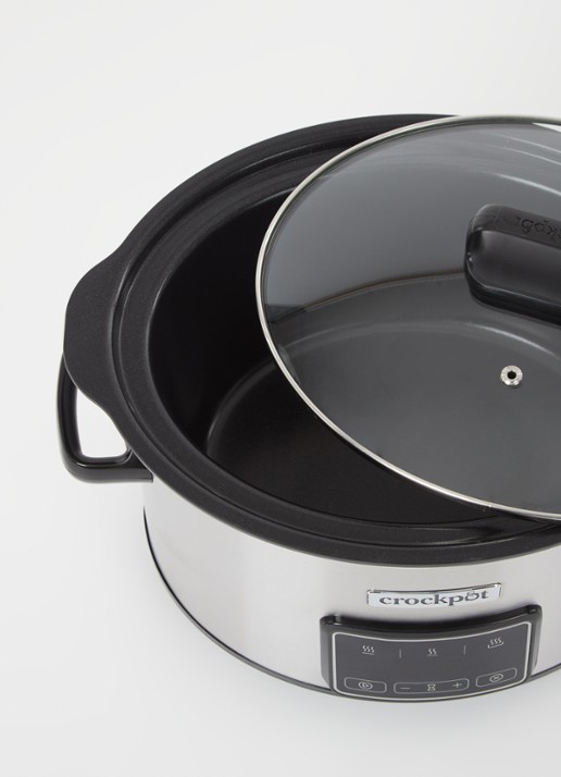 Crock-Pot Sizzle & Stew Digital slowcooker 3,5 liter CR111 - voorkant 2 metallic
