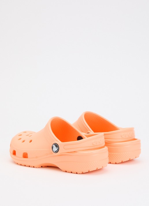 Crocs Classic Clog instapper met logo - achterkant 4 oranje