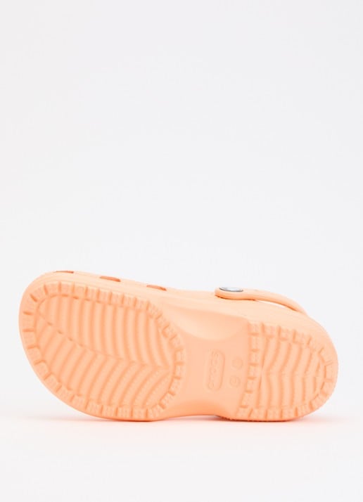 Crocs Classic Clog instapper met logo - detail 3 oranje