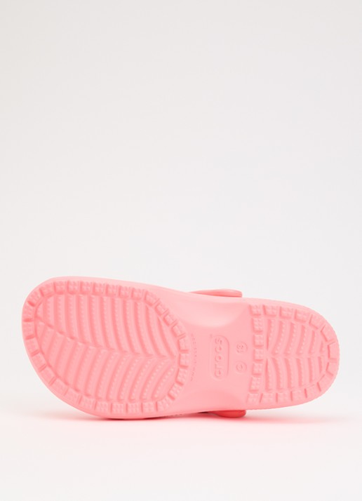 Crocs Classic clog instapper met logo  - detail 3 roze