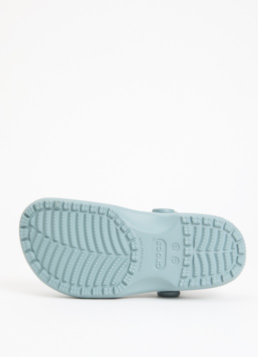 Crocs Classic Clog instapper met logo - detail zeegroen