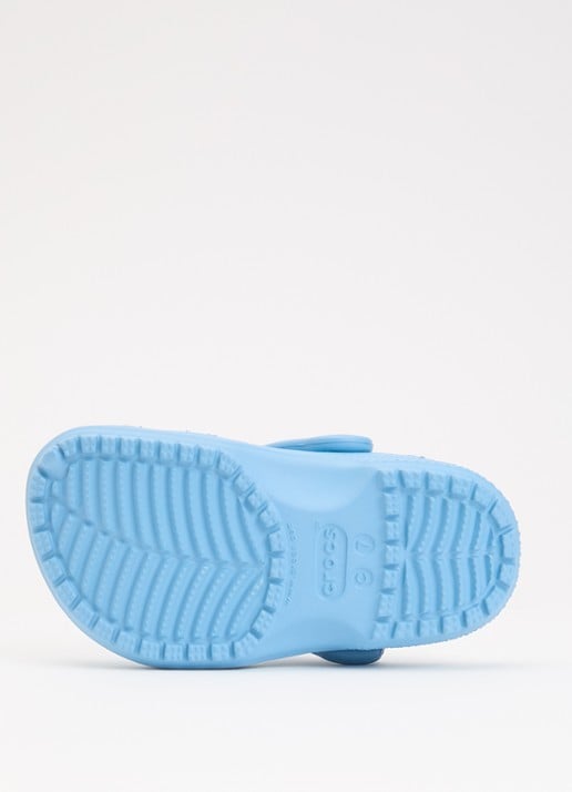 Crocs Classic clog instapper met logo  - detail 2 lichtblauw