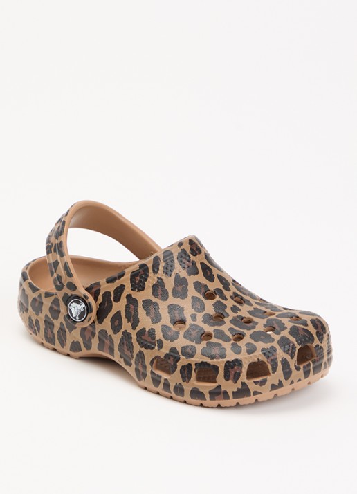 Crocs Classic Clog instapper met panterprint