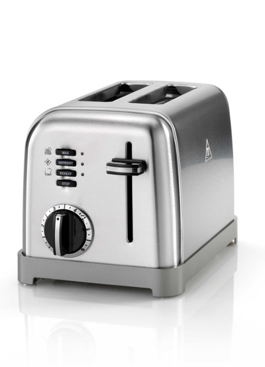 Cuisinart Broodrooster 2-slots CPT160E - voorkant 3 zilver