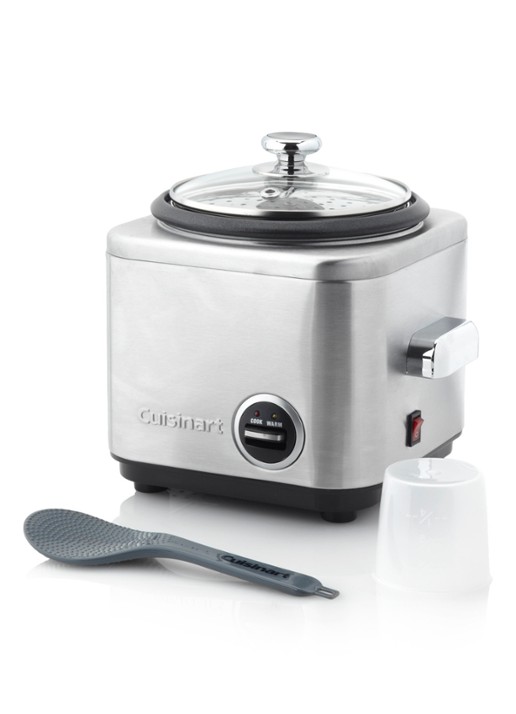 Cuisinart Rijst- en granenkoker 0,8 liter CRC400E - voorkant 3 zilver