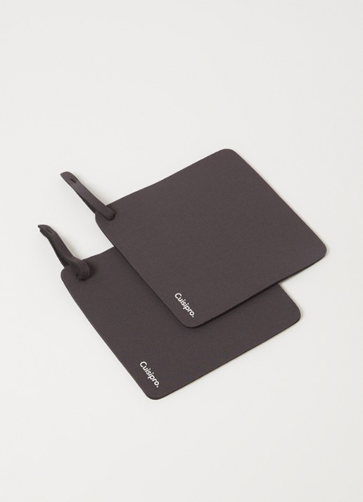 Cuisipro Pannenlap set van 2 - voorkant 2 zwart
