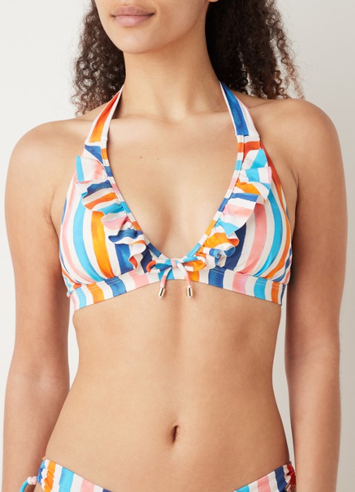 Cyell Felicidade voorgevormde triangel bikinitop - detail 3 wit