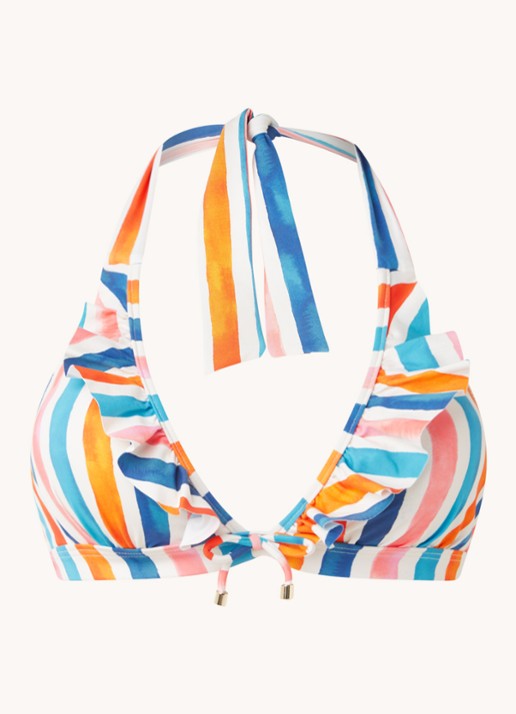 Cyell Felicidade voorgevormde triangel bikinitop - voorkant wit
