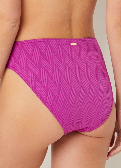 Cyell High waisted bikinislip met kralendecoratie  - achterkant 5 violet