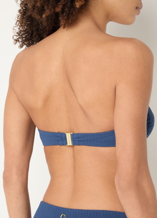 Cyell Midnight Waves voorgevormde bikinitop  - achterkant 5 indigo