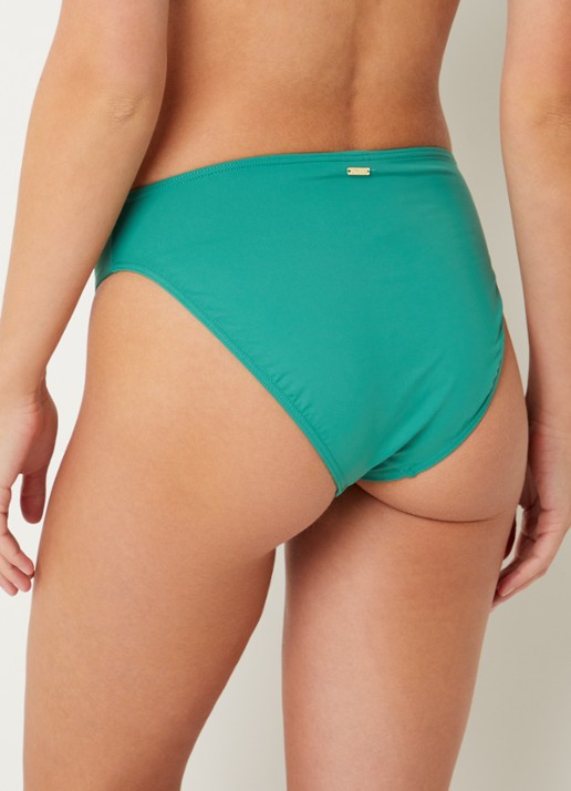 Cyell Oasis high waisted bikinislip  - achterkant 3 groen