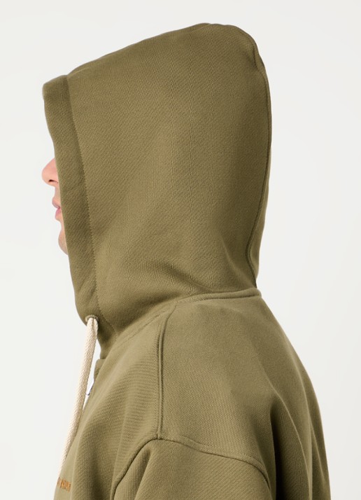 Daily Paper Boxy sweatvest met logo en steekzakken - detail 4 brons