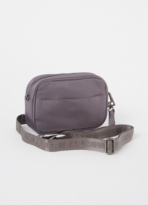 Daily Paper Crossbodytas met logo - achterkant grijs