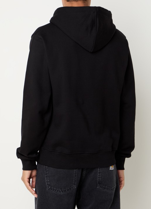 Daily Paper Dias hoodie met logo - achterkant 3 zwart