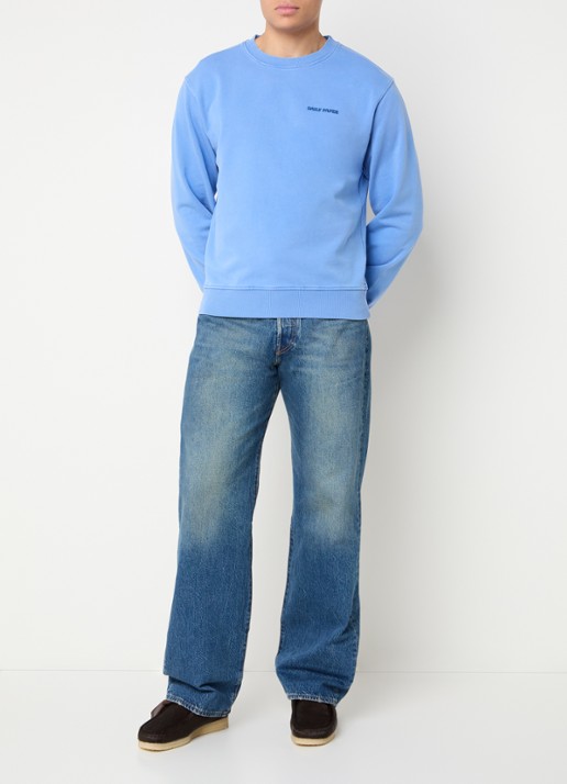 Daily Paper Dias sweater met logo - voorkant 4 blauw