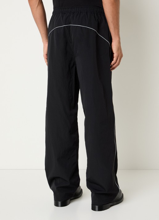 Daily Paper Dias wide fit broek met steekzakken - achterkant 5 zwart