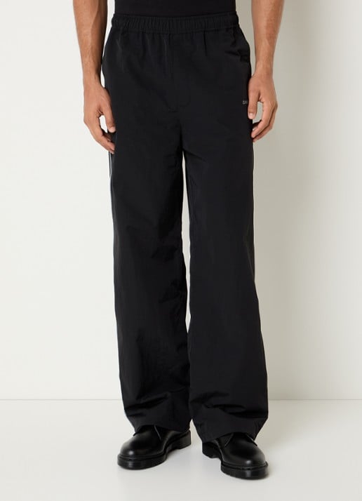Daily Paper Dias wide fit broek met steekzakken - detail 3 zwart