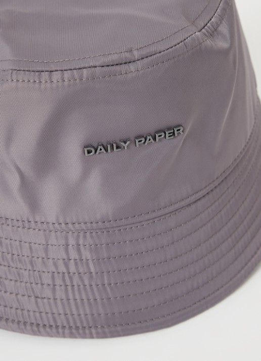 Daily Paper E bucket hoed met logo - detail 2 taupe