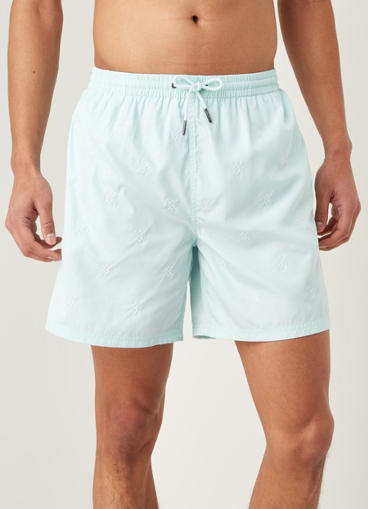 Daily Paper Eswim zwemshorts met logoprint en steekzakken - detail 4 mint