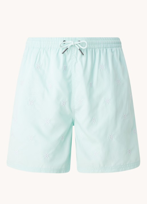 Daily Paper Eswim zwemshorts met logoprint en steekzakken - voorkant 2 mint