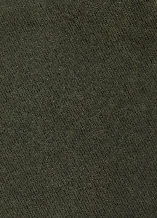 Daily Paper Low waist loose fit jeans van corduroy - detail 6 olijfgroen