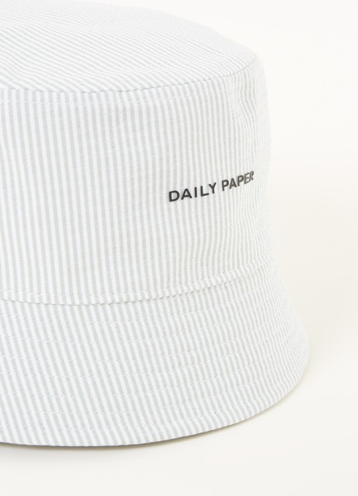 Daily Paper Rebuk bucket hoed met logo - detail 2 ivoor
