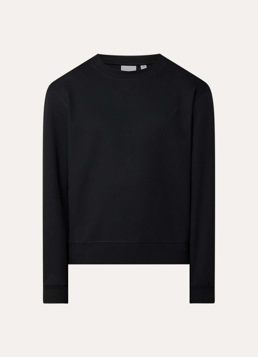 Daily Paper Sweater met logoborduring - voorkant 3 zwart