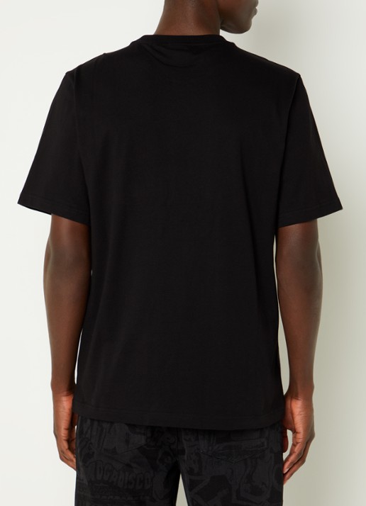 Daily Paper Unified T-shirt met logo en stretch - achterkant 4 zwart