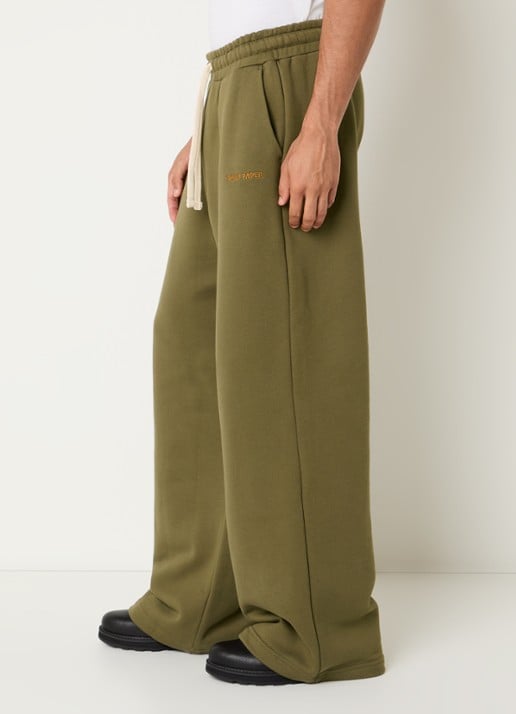Daily Paper Wide leg broek met logo - detail 5 brons