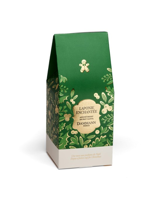 DAMMANN Frères Laponie Enchantee losse thee met jelly in giftbox - voorkant beige