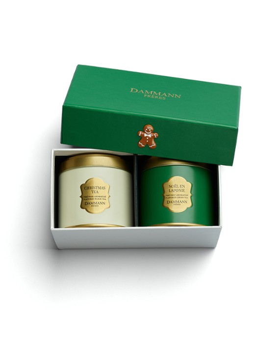 DAMMANN Frères Let It Snow losse thee in geschenkverpakking 2 x 40 gram - voorkant undefined