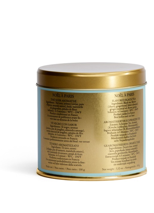 DAMMANN Frères Losse kerstthee 100 gram - achterkant undefined
