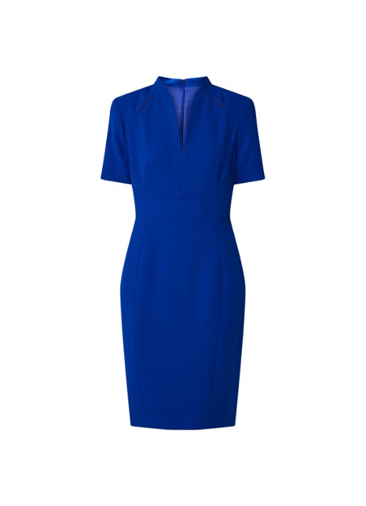 Damsel in a Dress Isabella City Dress Cobalt 08 - voorkant kobaltblauw