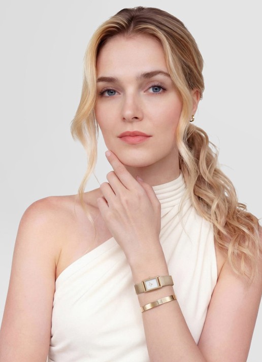 Daniel Wellington Bound mini horloge DW00100928 - voorkant 6 goud