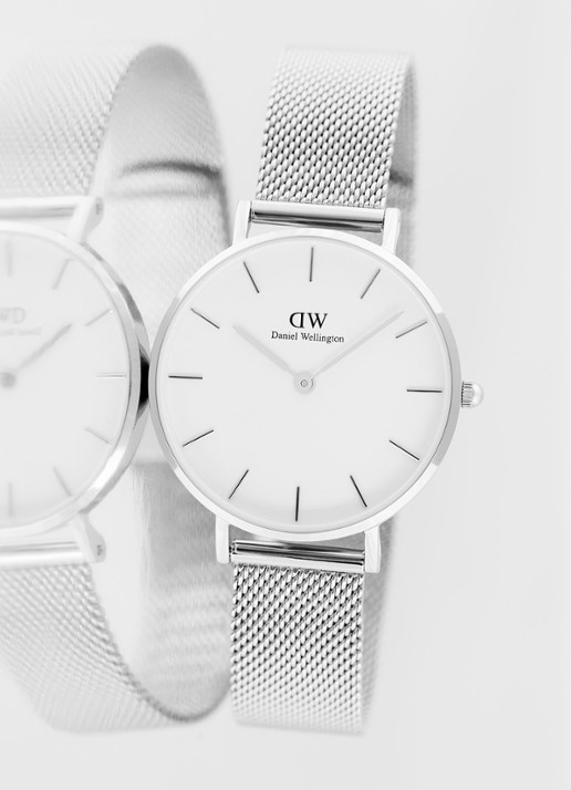 Daniel Wellington Horloge DW00100164 - detail 2 zilver