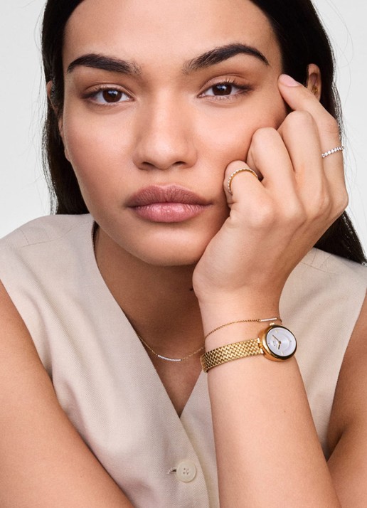 Daniel Wellington Juliette horloge DW00100882 - voorkant 5 goud