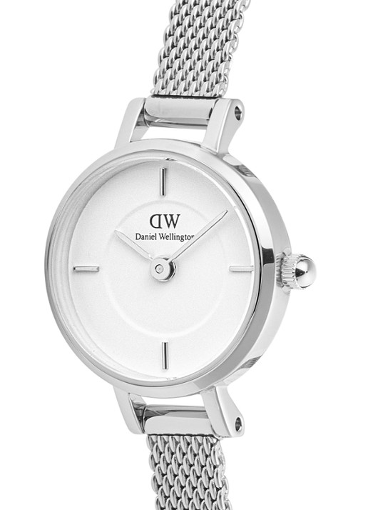Daniel Wellington Petite Mini horloge DW00100746 - detail zilver