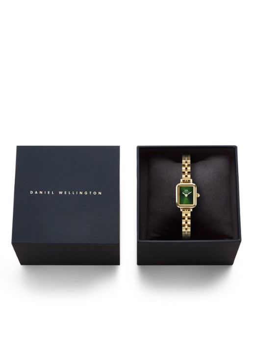 Daniel Wellington Quadro Mini Arch 3-Link horloge DW00100852 - detail 3 goud