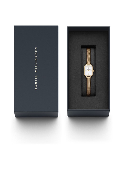 Daniel Wellington Quadro Mini horloge DW00100725 - detail 4 goud