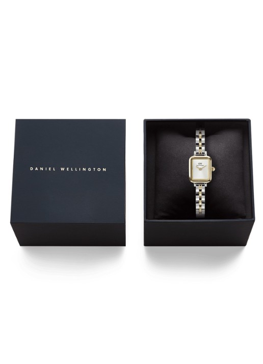 Daniel Wellington Quadro mini horloge DW00100925 - detail 6 zilver