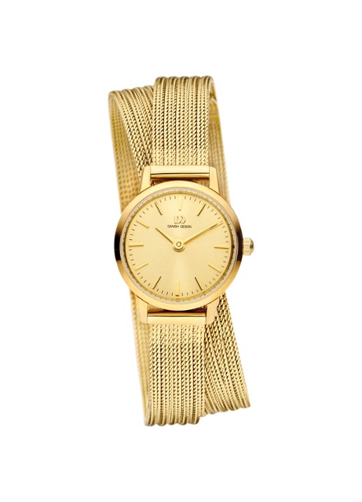 Danish Design Akilia Mini Swing horloge IV86Q1268 - voorkant 2 goud