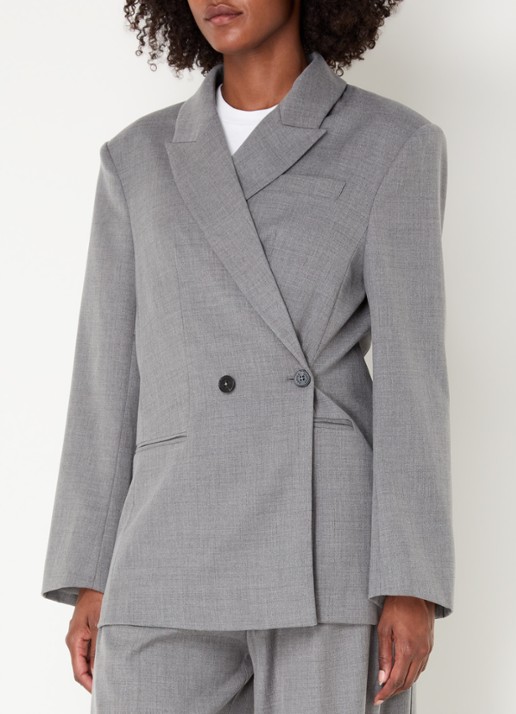 Dante 6 Bolton blazer met gemêleerd dessin